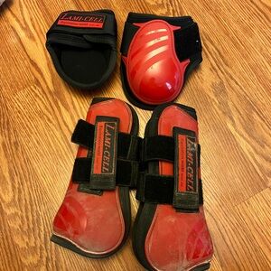 Lami cell open front tendon and fetlock boots